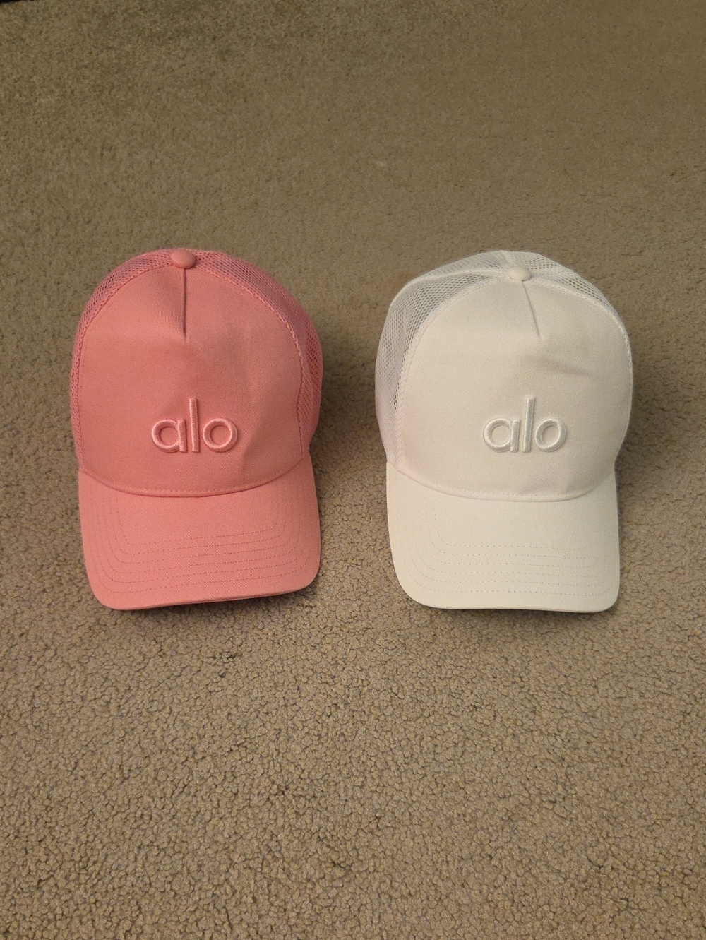 ALO Cap in Pink and White